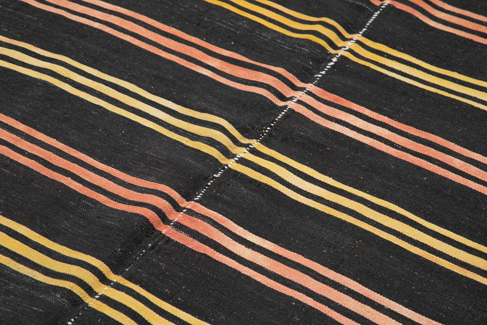 Rug N Carpet - Handmade Oriental 6' 6'' x 10' 1'' Vintage Goat Hair Kilim Rug