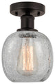 Innovations 616-1F-OB-G105 Belfast 1 Light Semi-Flush Mount, Oil Rubbed Bronze