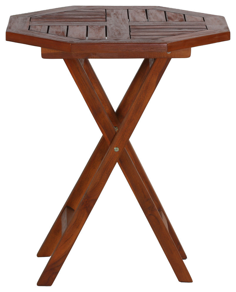Bare Decor Jenae Small Table, Oiled Finish