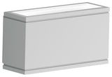 WAC Lighting Rubix LED Outdoor Rectangular Up and Down Wall Light, White