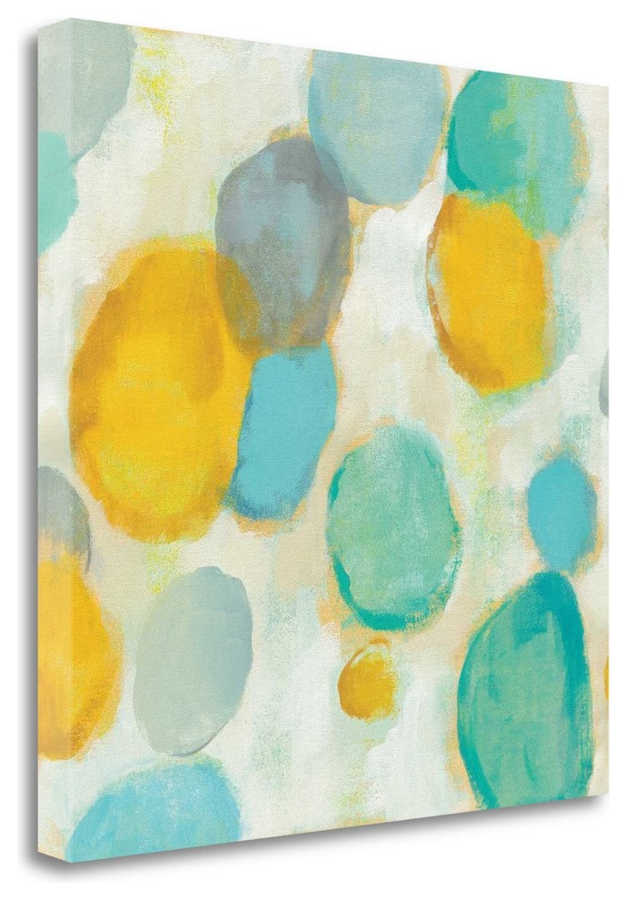 "Painted Pebbles II" By Silvia Vassileva, Giclee Print on Gallery Wrap Canvas