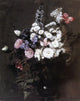 Henri FantinLatour Autumn Flowers Premium Canvas Print