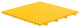 Quix 12" x 12" Interlocking Floor Tiles, 9 Pack, Bright Yellow