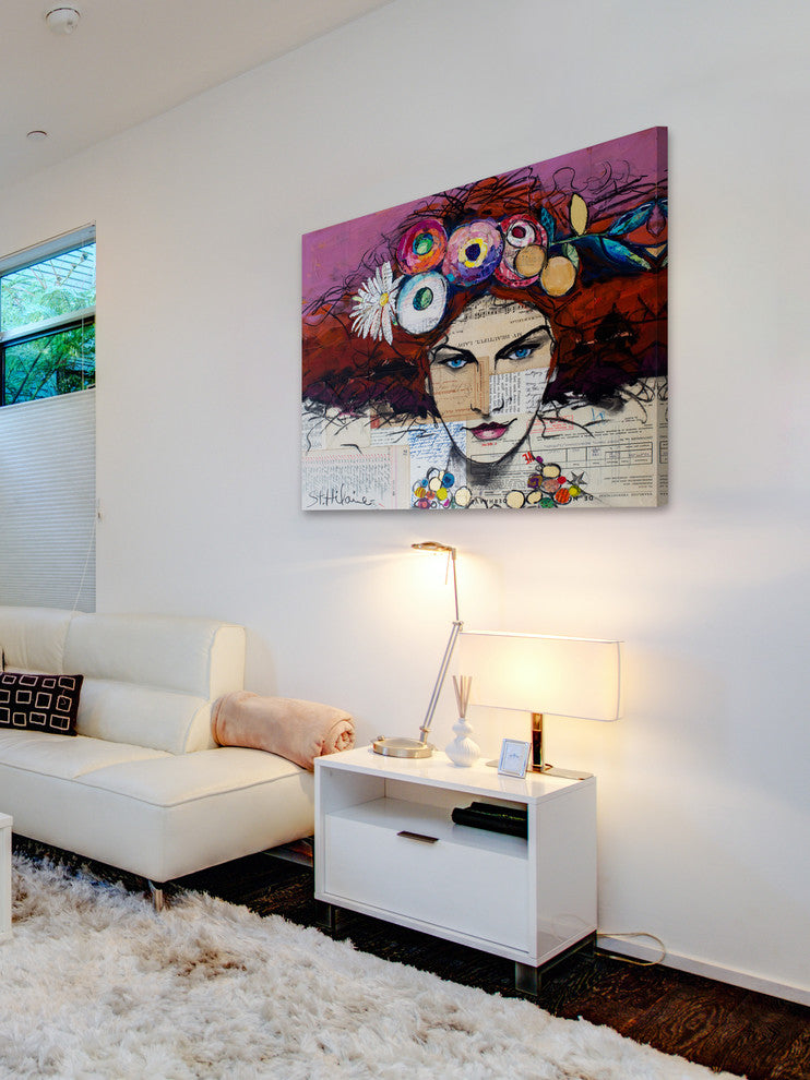 "Ambition" Painting Print on Wrapped Canvas, 36x30