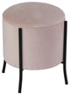 Cortesi Home Seattle Storage Ottoman, Blush Pink Velvet