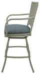 Outdoor Indoor Counter 26", 30" or Extra Tall 34" Bar Stool, Coco Indigo Blue, 30"