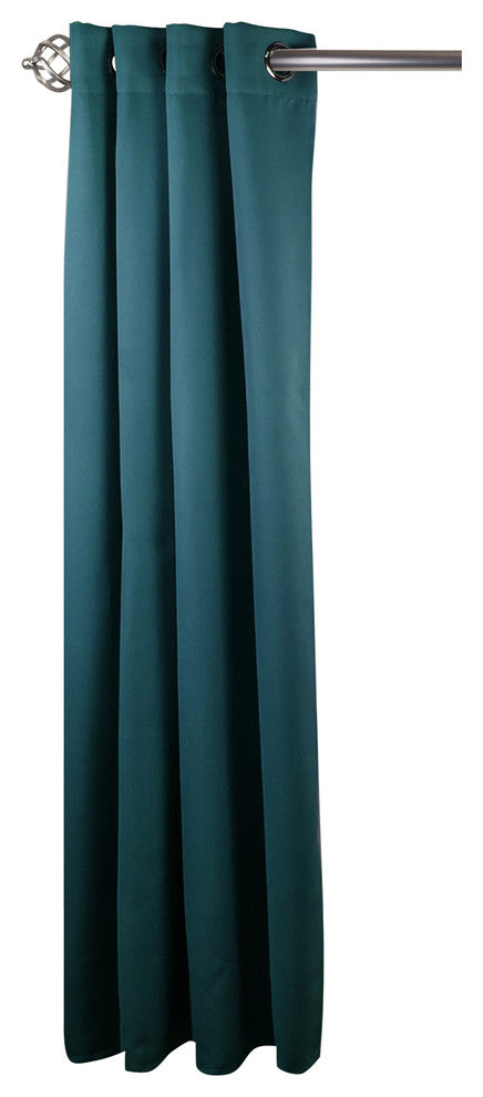 Heavy Duty Drapery Single Panel, Turquoise, 150"x96"