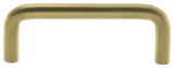 Genuine Solid Brass 3" c/c Wire Pull, Polished Brass