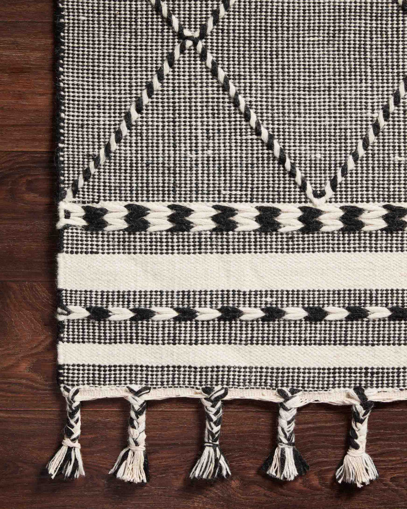 Sawyer SAW-01 Black 9'-3" x 13' Area Rug