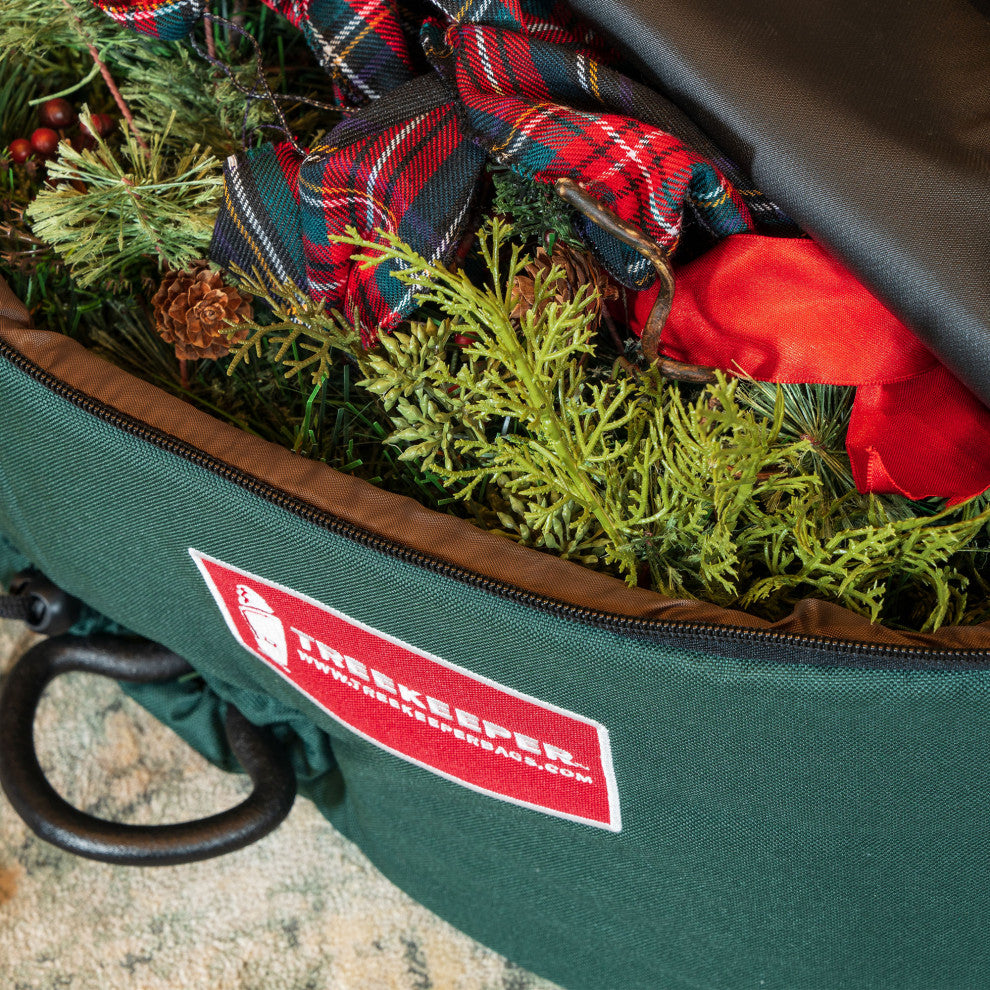 48" Padded Christmas Wreath Storage Container