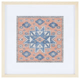 Safavieh Harjo 18" Terracotta/Blue Framed Textile Wall Art