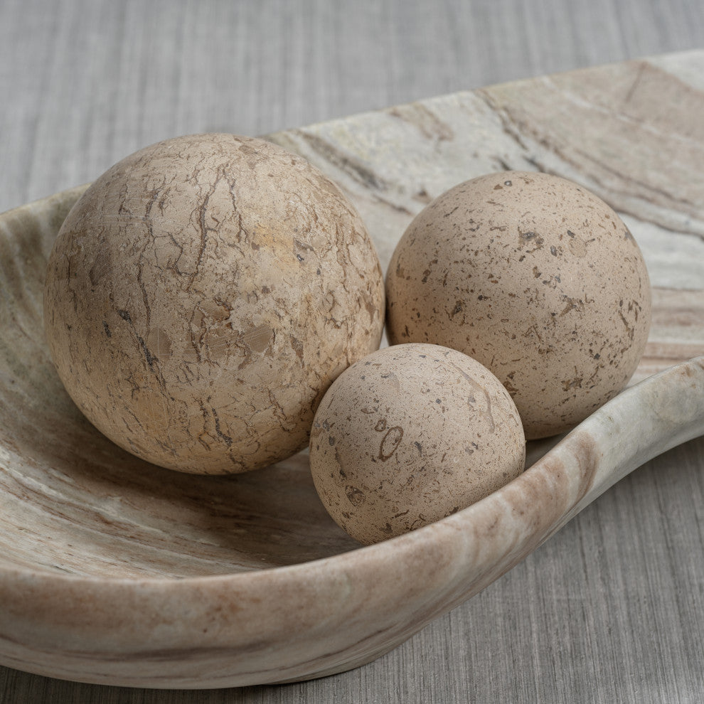 Foru Travertine Stone Fill Ball, Small