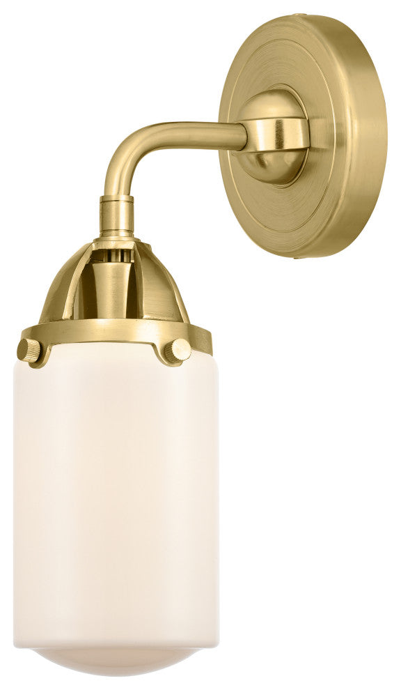 Innovations 288-1W-SG-G311-LED Dover 1 Light 4.5" Sconce, Satin Gold