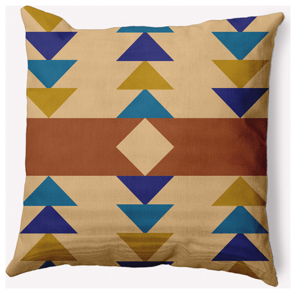20" x 20" Sagebrush Indoor/Outdoor Polyester Throw Pillow, Pale Gold