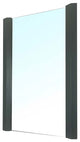 Solid Wood Frame Mirror-Dark Gray