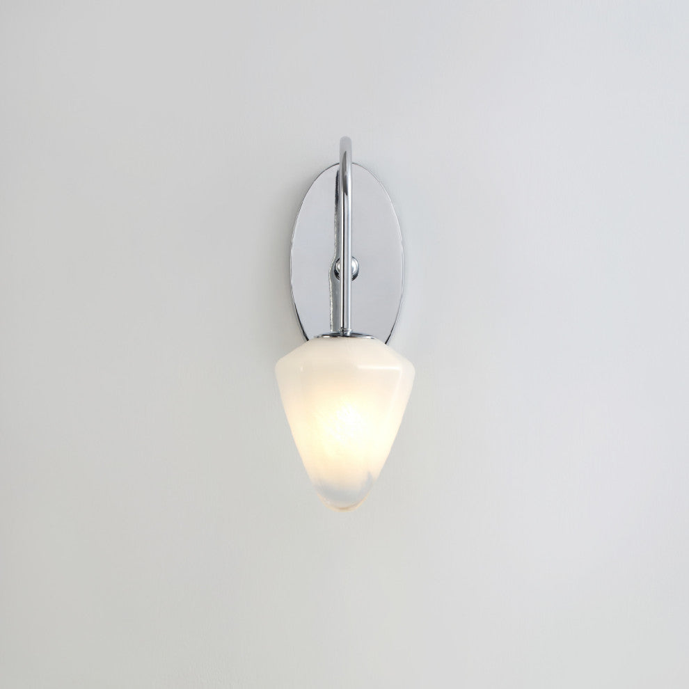 Nimbus 1 Light Wall Sconce Polished Nickle