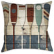 Laural Home Playful Oars 18" X 18" Indoor Decorative Pillow
