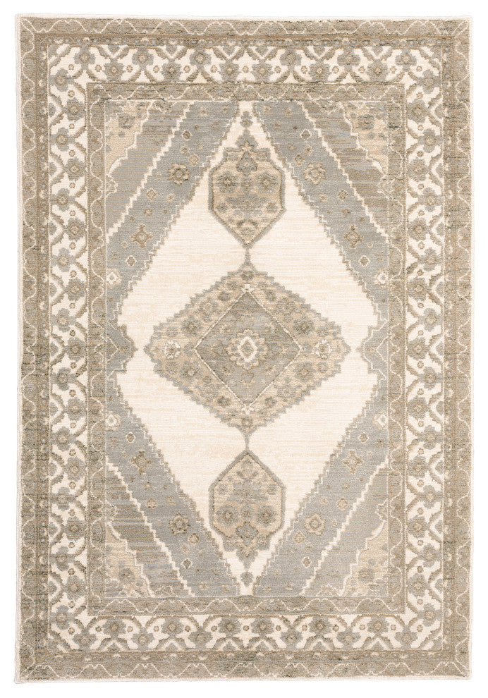 Oriental Weavers Andorra Beige/ Ivory Oriental Indoor Area Rug 5'3"X7'3"
