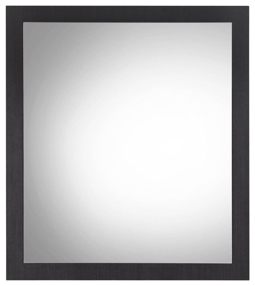 Bd00547 - Mirror, Walnut and Black Finish - Eos