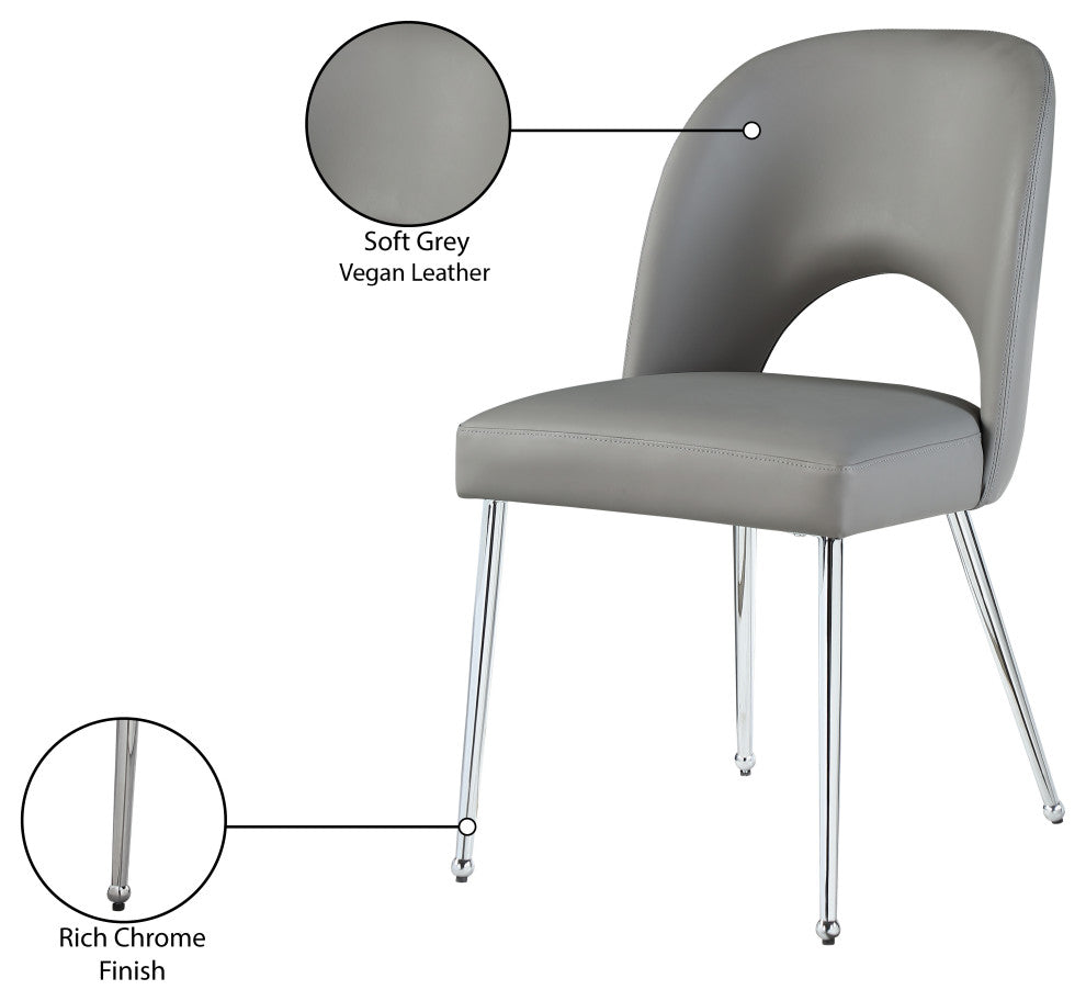 Logan Dining Chair, Set of 2, Grey