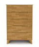 Linn 5 Drawer Wide Dresser, Natural Cherry