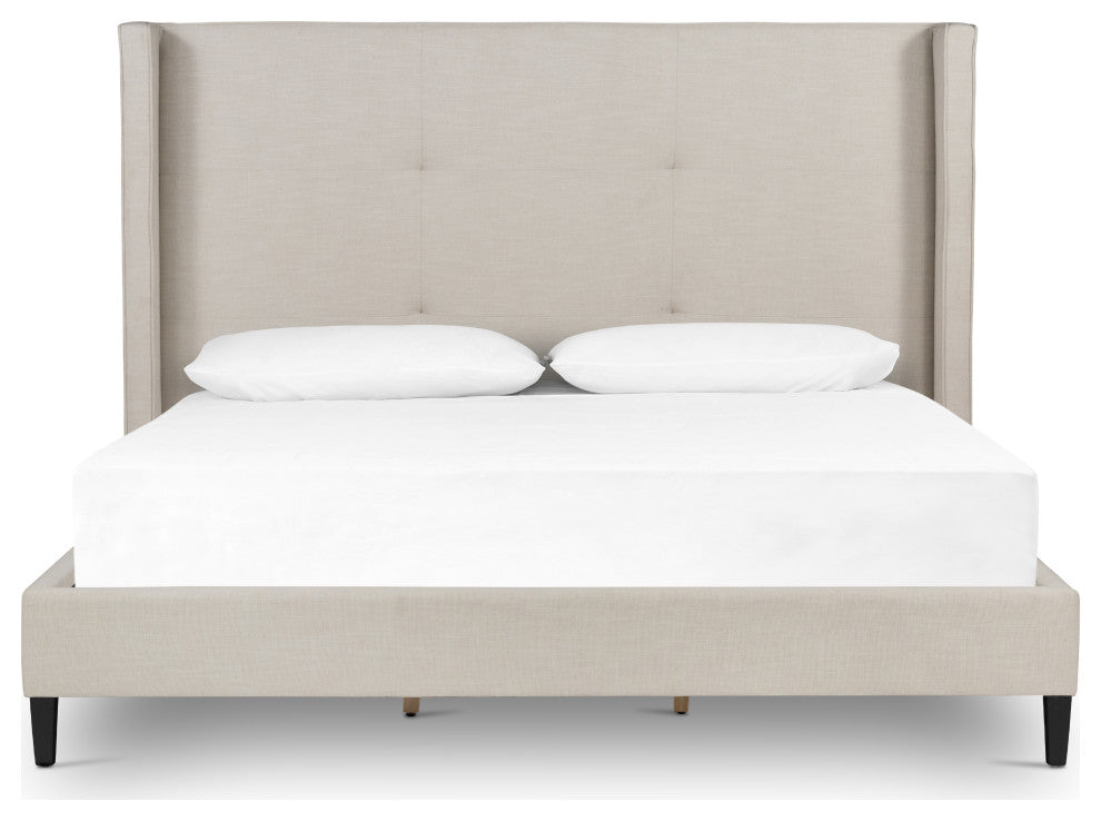 Madison Bed-Cambric Ivory-King