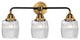 Innovations 288-3W-BAB-G302-LED 3 Light Vanity Light, Black Antique Brass