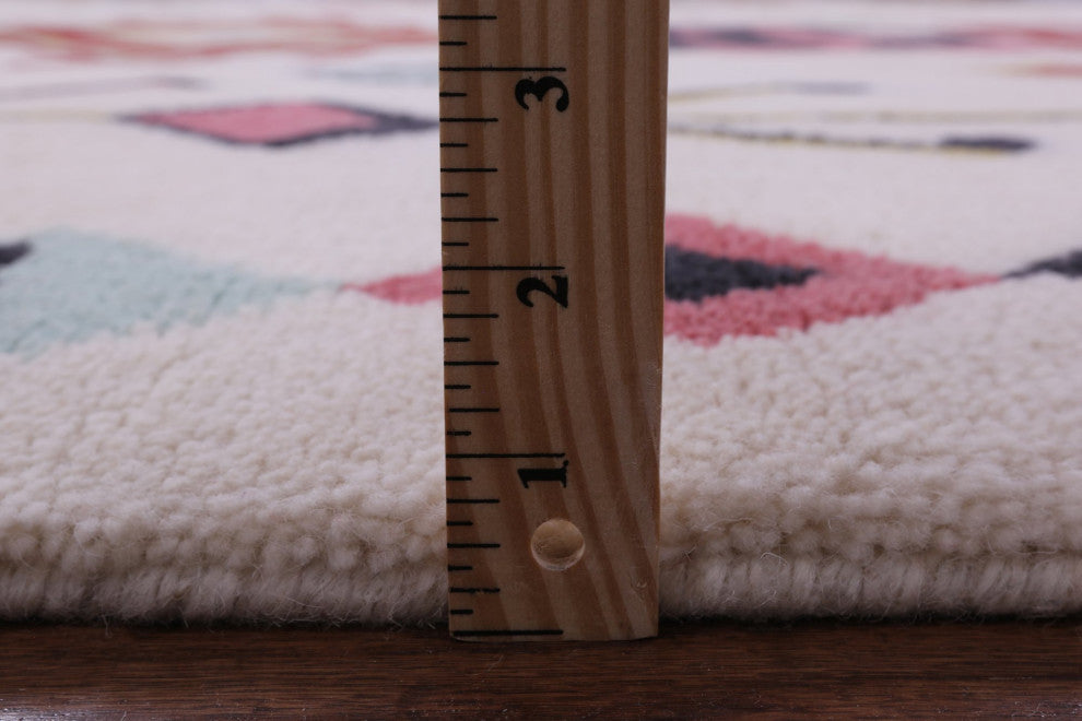 8' 2" X 9' 10" Handmade Moroccan Wool Rug Q9274