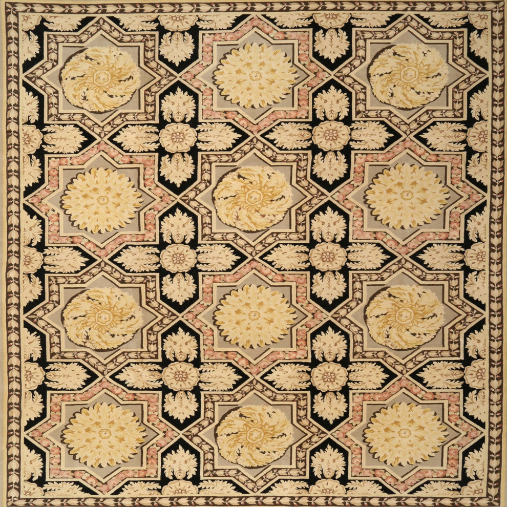 Ahgly Company Indoor Square Traditional Area Rugs, 3' Square