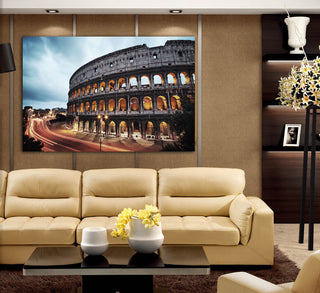 "Roman Nights" Tempered Glass Wall Art