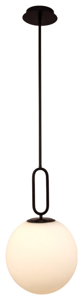 Prospect Pendant 1 Light Large Black