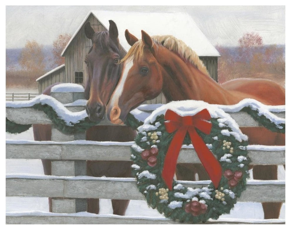 "Christmas in the Heartland II" Digital Paper Print by James Wiens, 37"x30"