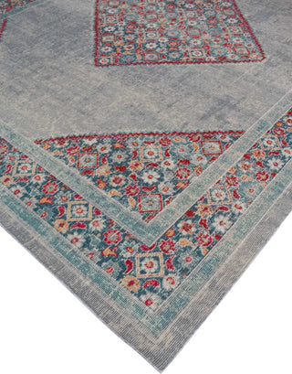 Noori Rug Low-Pile Roderick Grey/Red Rug