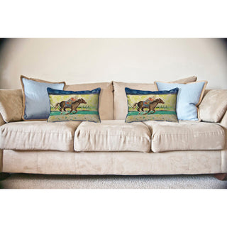 Derby Winner Large Indoor/Outdoor Pillow 16x20