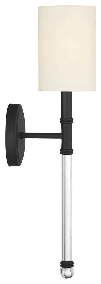 Fremont 1-Light Wall Sconce, Matte Black