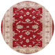 Ahgly Company Indoor Round Mid-Century Modern Area Rugs, 5' Round