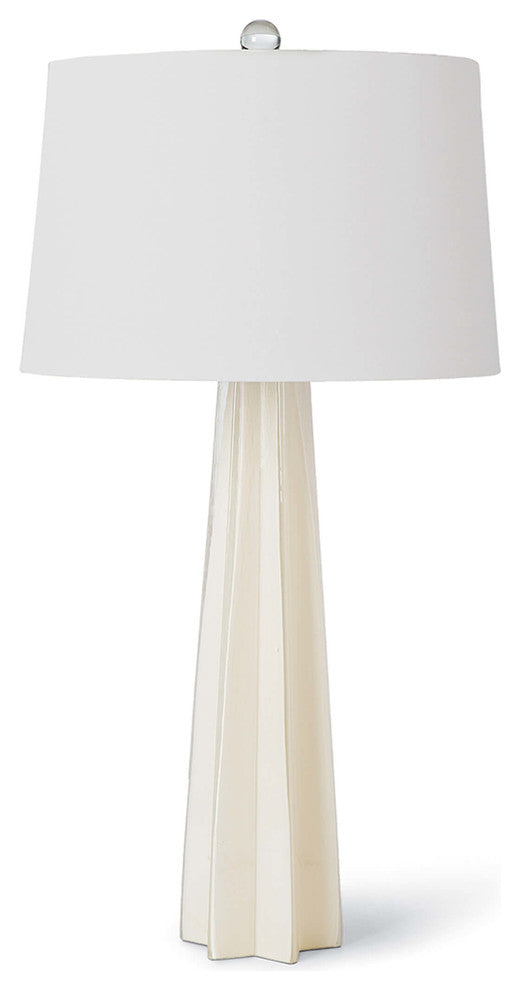 Glass Star Table Lamp (White)