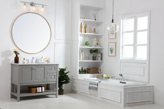 Matilda 42" Single Bathroom Vanity Set, Gray