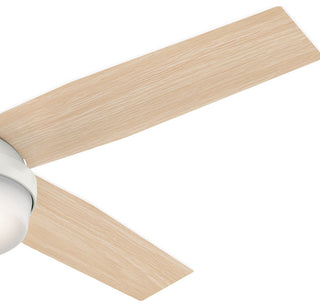 Hunter Fan Company 52" Dempsey Damp Fresh White Ceiling Fan With Light/Remote