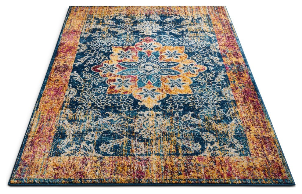 Well Woven Vettore Figaro Traditional Medallion Floral Multi Area Rug