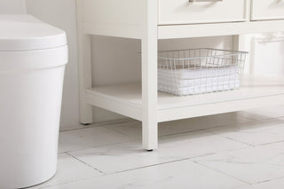 Home Living 36" Single Bathroom Vanity, White