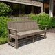 The Sequoia Professional Commercial Grade Exeter 6' Garden Bench, Woodland Brown