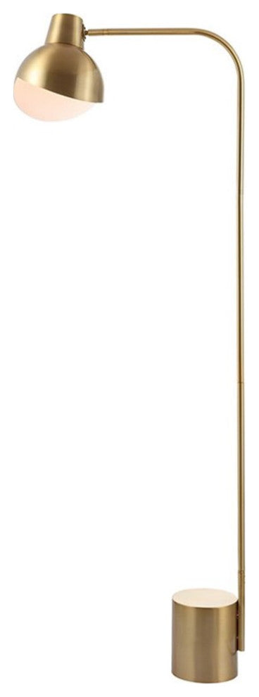 Safavieh Violetta Floor Lamp in Brass and Gold