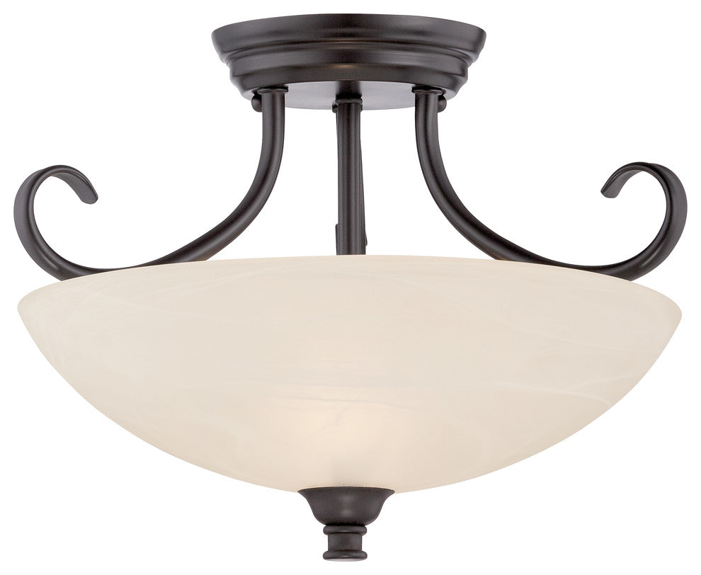 Kendall Semi-Flush, Oil Rubbed Bronze