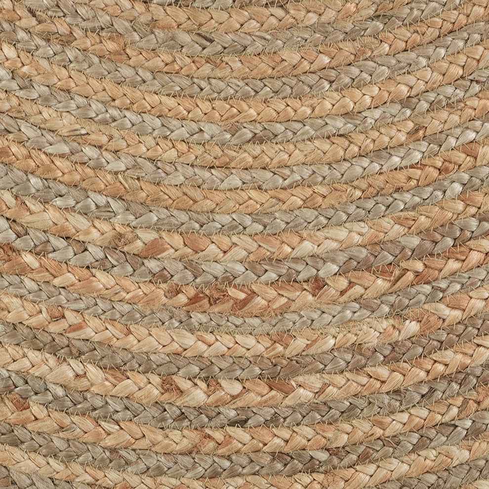 Classic Oval Organic Jute Area Rug, 5 "X7'