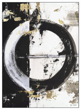 Evoke I Circle Art Area Rug, 7.5'x10.3'