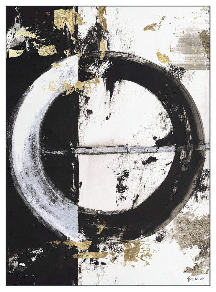 Evoke I Circle Art Area Rug, 7.5'x10.3'