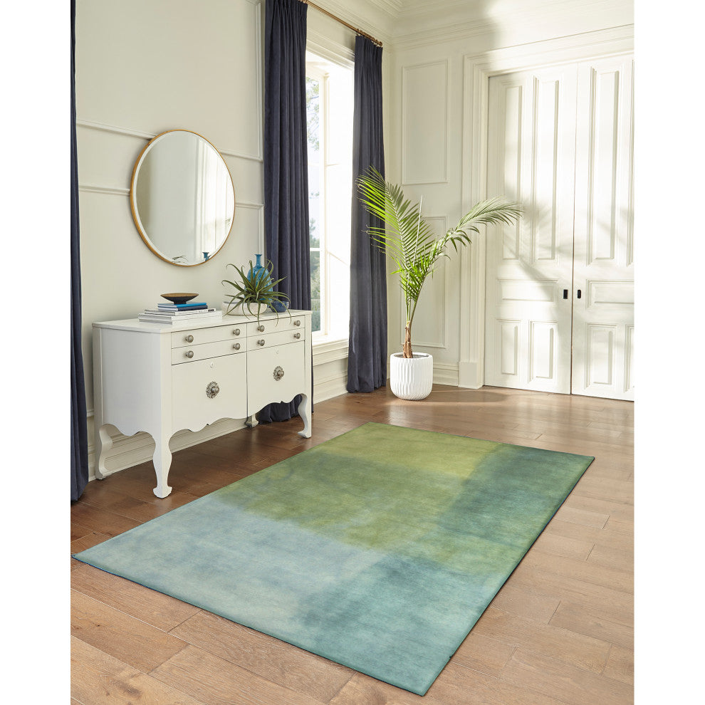 Piazza Watercolors Indoor Rug Sea Breeze 5'x7'6"