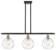Innovations 516-3I-BAB-G1215-8 3 Light Island Light, Black Antique Brass