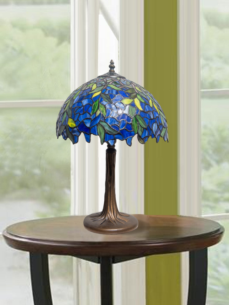 Roma Wisteria Tiffany Table Lamp